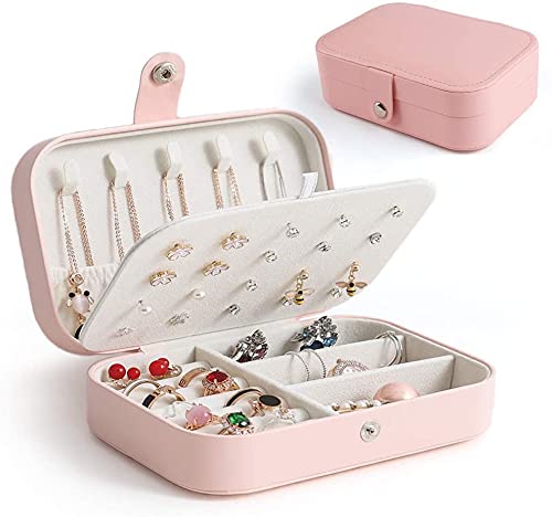 Leather Mini Jewelry Travel Case
